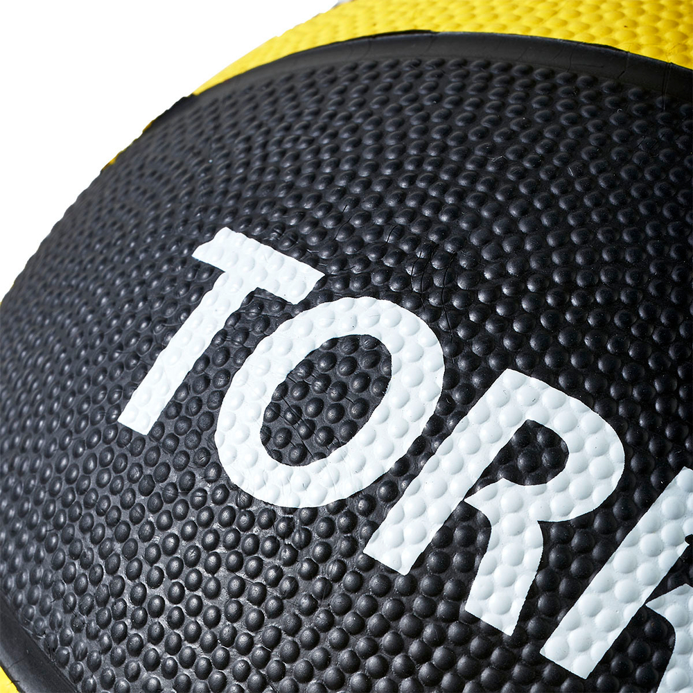 Медбол TORRES AL00221, 1кг., чёрно-желтый