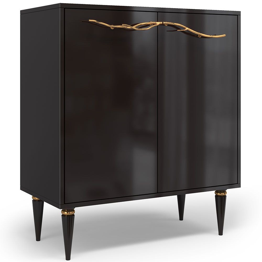 Комод Арт Колор Классик Голд с 2 полками Терпкий коричневый