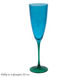 Lenardi 584-031 Набор из 6 фужеров 265мл в под.уп.(х4)Стекло