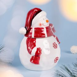 БАНКА ДЛЯ СЫПУЧИХ ПРОДУКТОВ КОЛЛЕКЦИЯ "CHRISTMAS HOLIDAYS" 16,5*13,5*20 СМ