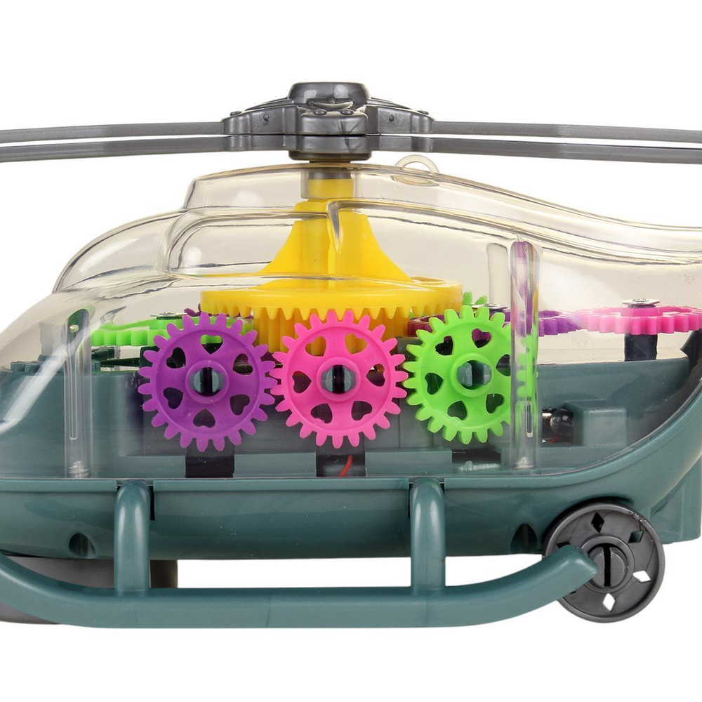 Вертолет на бат. 26см, коробка 8818
