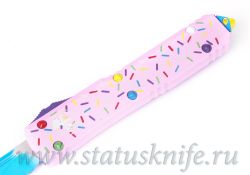 Нож Microtech Ultratech 121-1DW Exclusive Dessert Warrior Donut Pinkфотография - 3