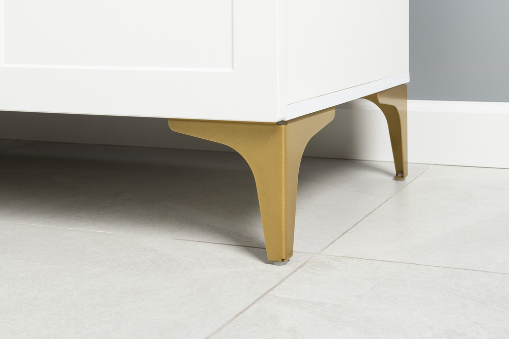 Монтесито Тумба под ТВ 16.67 Белый шагрень