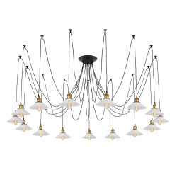 Citilux Эдисон CL451151 Люстра паук Венге Бронза