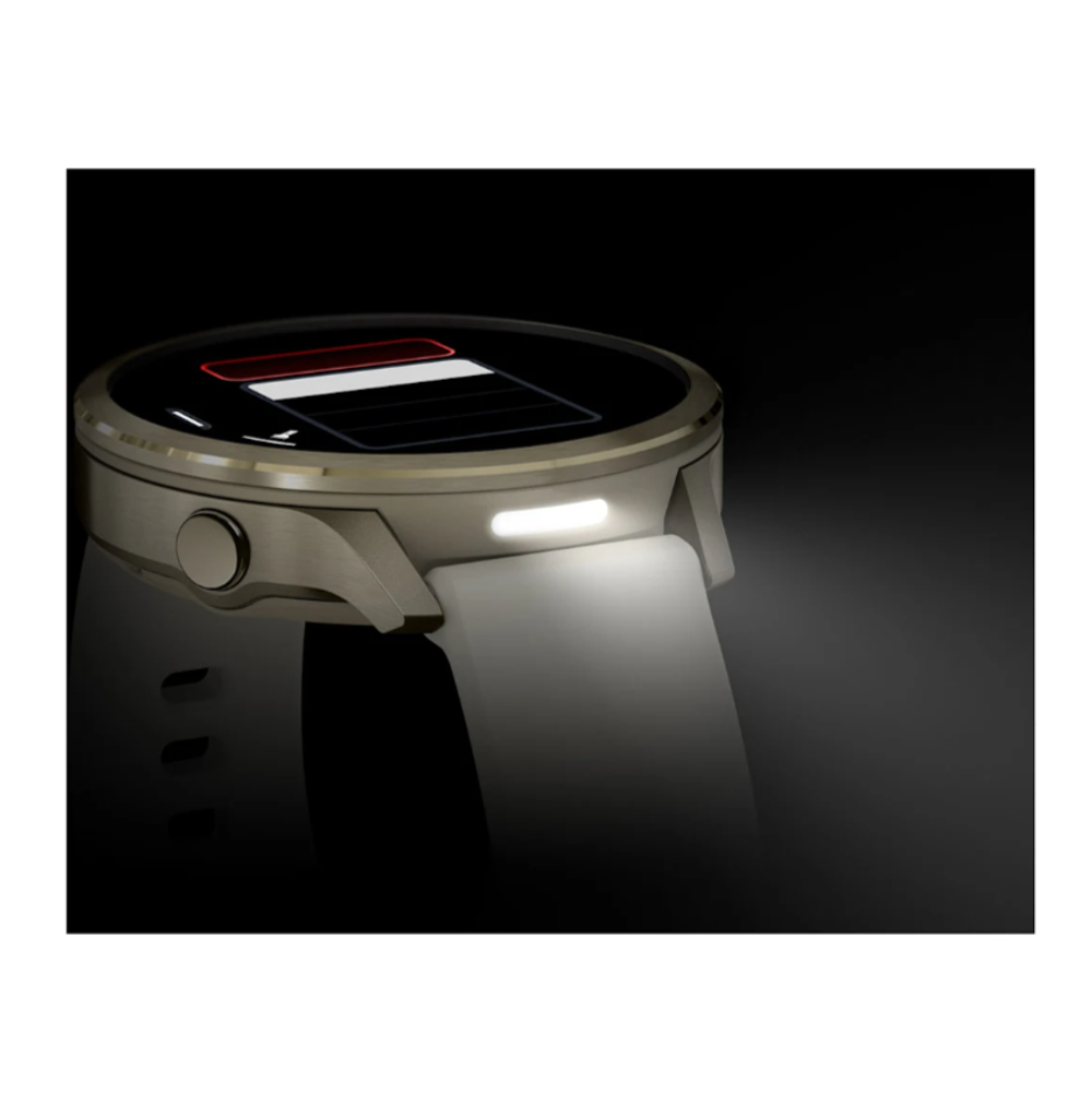 Смарт часы Garmin Venu 4 - 41мм Lunar Gold with Bone Silicone Band and Light Sand Leather Band