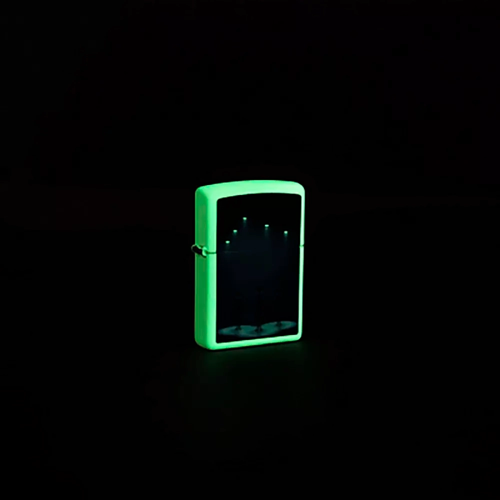 Зажигалка Zippo 49487 Aliens Design, Dark Green