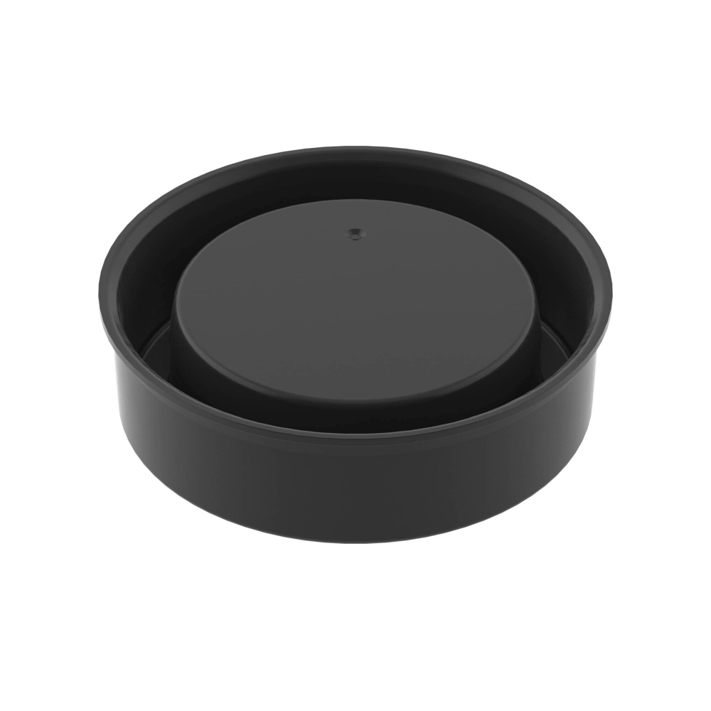 Заглушка для двустенных труб, наружная, полиэтилен, д.75мм