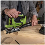 Лобзик аккумуляторный GREENWORKS GD24JS 24В,100мм-дер.,8мм-сталь,б/щ,без АКБ и ЗУ (3601407)