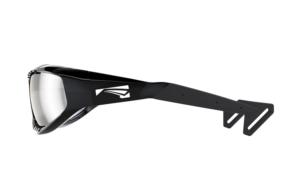 Спортивные очки LiP Surge / Gloss Black - Black / PC Photochromic / ecLiPse™ Series ML Silver Smoke AF