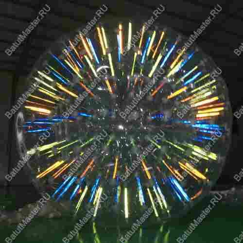 Светящийся зорб "Neo" ТПУ, диаметр 2.4 м