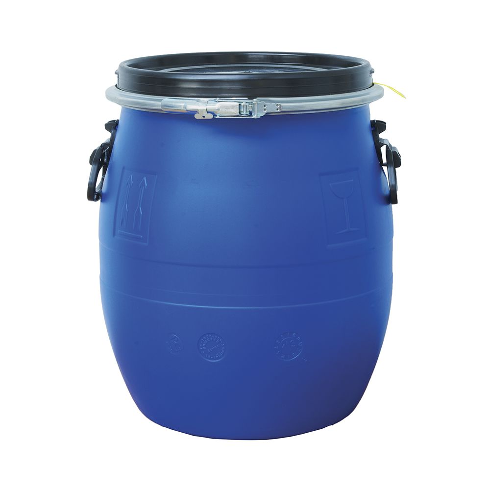 Бочка пластиковая Родемос, с ручками и хомутом, 48 л, 30184