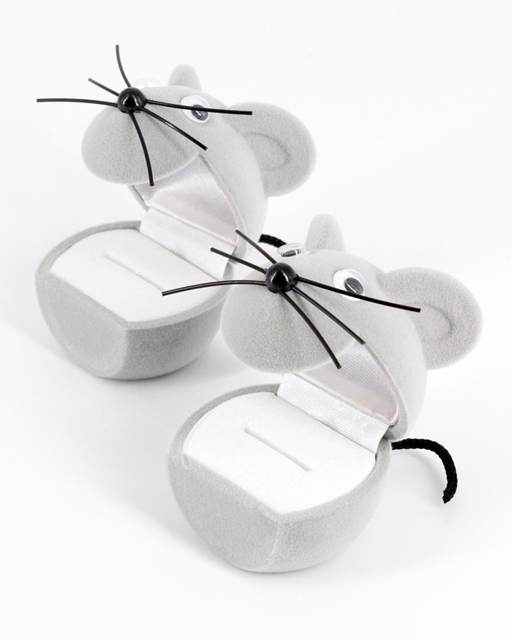 Подарочный футляр‑мышонок для детского кольца