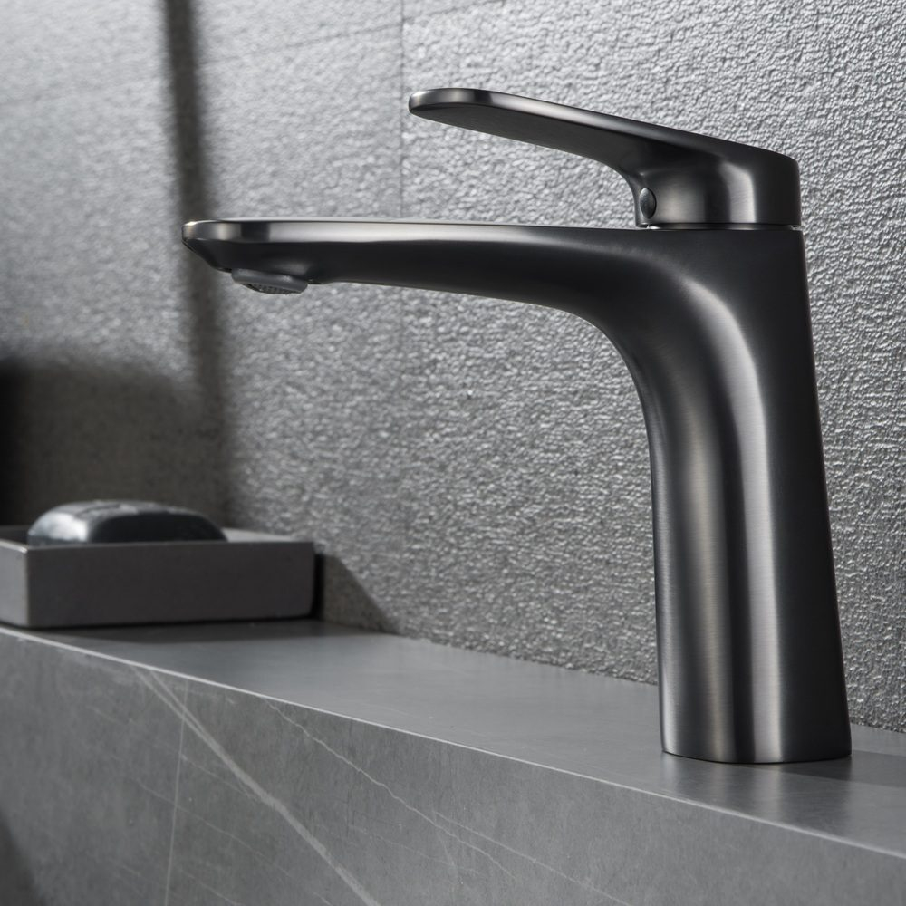 Смеситель для раковины Black&White Universe Gun Metal (UK8701MG)