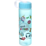 Бутылка питьевая пластиковая 650мл «Летние каникулы» матовая, микс цветов