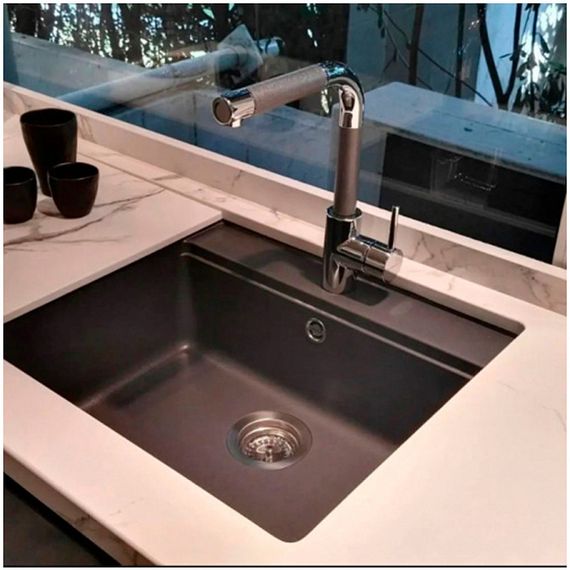 Мойка SCHOCK Nemo 50 (N-100S) Cristalite 490x510 баварский камень