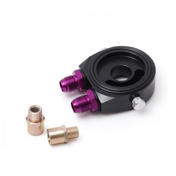 Проставка EPMAN под масляный радиатор без выноса фильтра чёрная