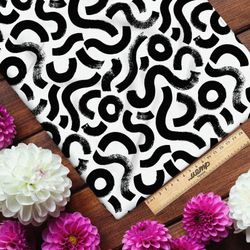 Ткань сатин цветовой акцент