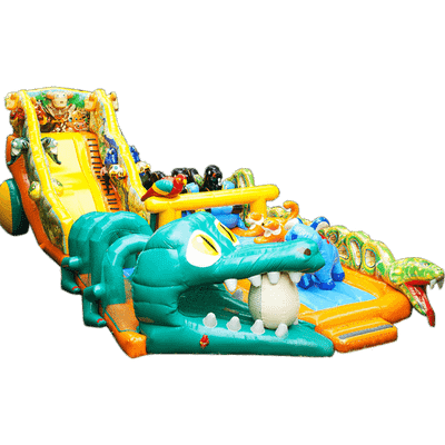 Коммерческий надувной батут "Нильский крокодил"