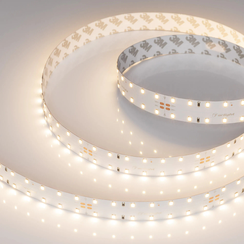Светодиодная лента RT-A140-20mm 24V Warm3500 (22 W/m, IP20, 2835, 4.7m) (Arlight, 22 Вт, IP20) 028001