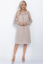 Платье Кружевная нежность (бежевое) П11397 LT Collection