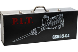 Отбойный молоток P.I.T. 42 Дж,1700 Вт, 1850уд/мин, залить масло п/экспл, HEX 30 мм GSH65-C4