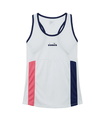 Женский топ теннисный Diadora L. Core Tank - белый