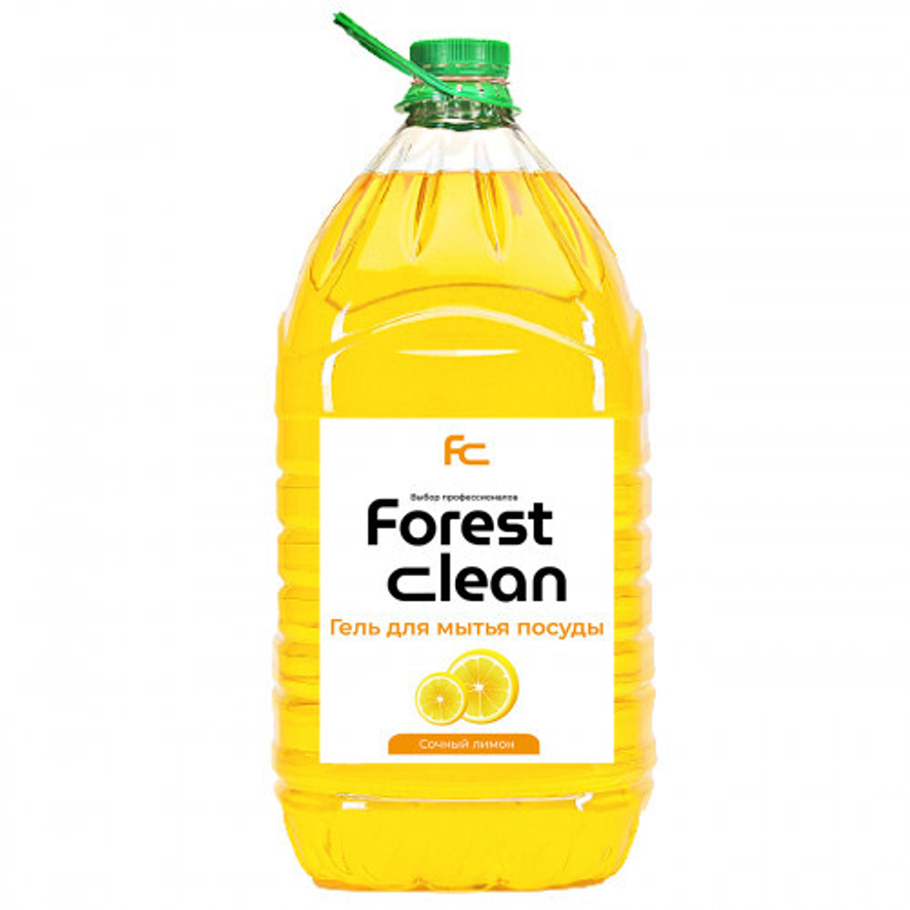 Гель для посуды 5 л ПЭТ "Сочный лимон" Forest clean