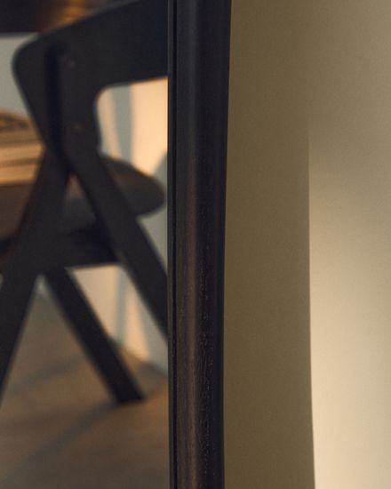 Зеркало из черного тикового дерева Alura 158 x 61 см