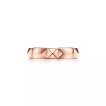 Кольцо из розового золота, Tiffany💠 Band ring, В наличии