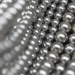 Хрустальный жемчуг, оттенок "Пепельная дымка", шар 6мм