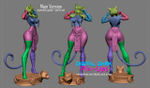 Фигурка Египетская Девушка кошка Egyptian Cat girl