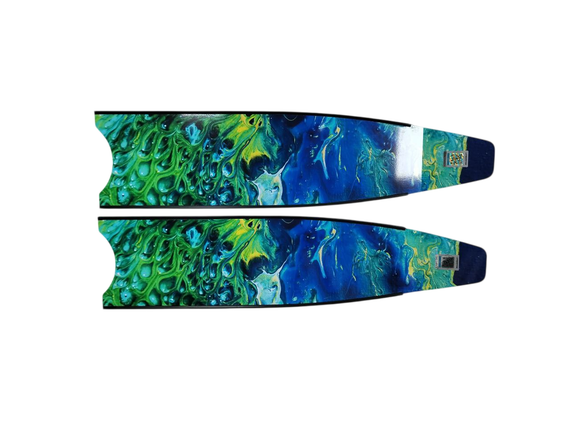 Лопасти Leaderfins Pure Carbon Limited Edition Blure Blades 20°, 80 см