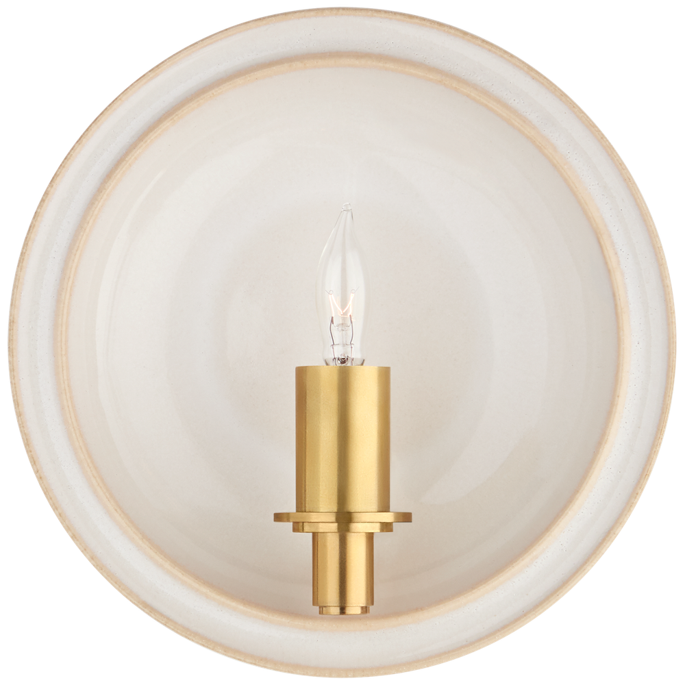 Настенный светильник Visual Comfort Leeds Small Round Sconce (Open Box)