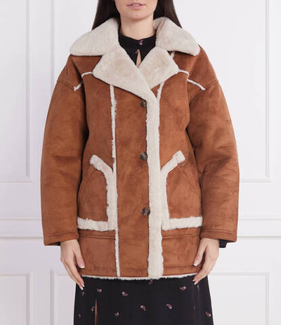 дубленка althea Pepe Jeans London - коричневый(PL402080)