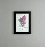 Фоторамка 15х21 см черная, без фактуры, арт. 1521.РУ2875