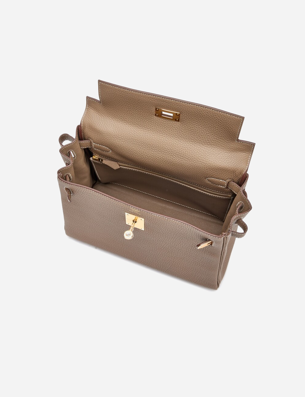 Сумка Hermes Togo Kelly 25 Gold Hardware "Etoupe"