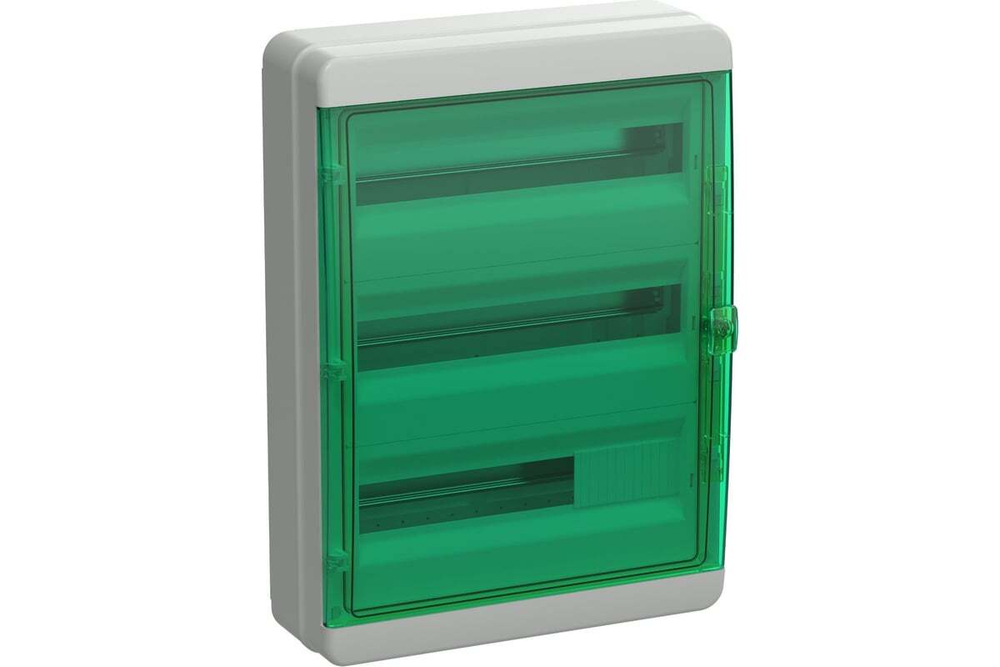 Корпус пластиковый КМПн-54 IP65 зеленая прозрачная дверь TEKFOR IEK
