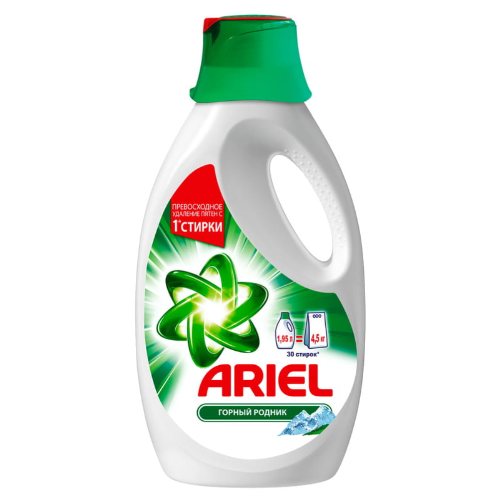Гель для стирки Ariel Горный родник 1.95 л