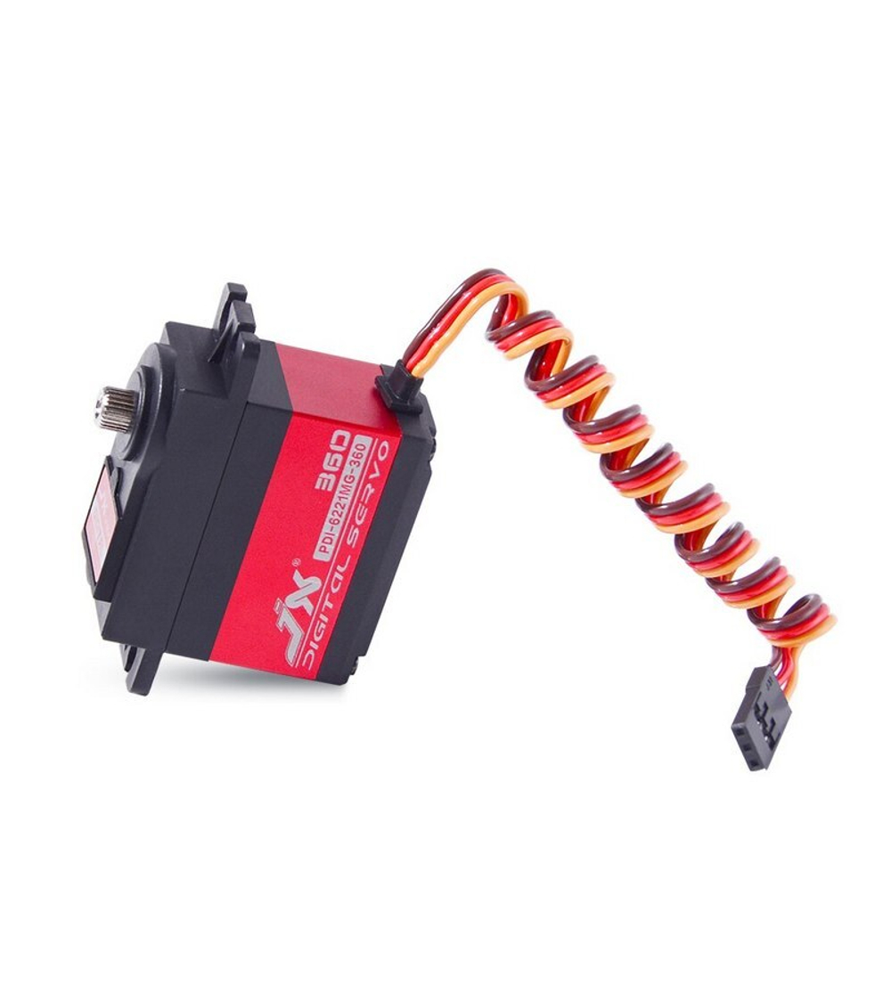 Сервомашинка цифровая JX Servo PDI-6221MG-360 (62г/20.32/0.16/6V) стандартная