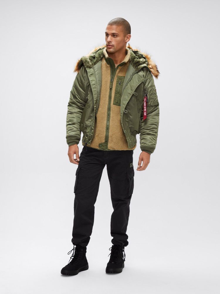 Куртка Alpha Industries N-2B Short Waist Parka (Sage Green)