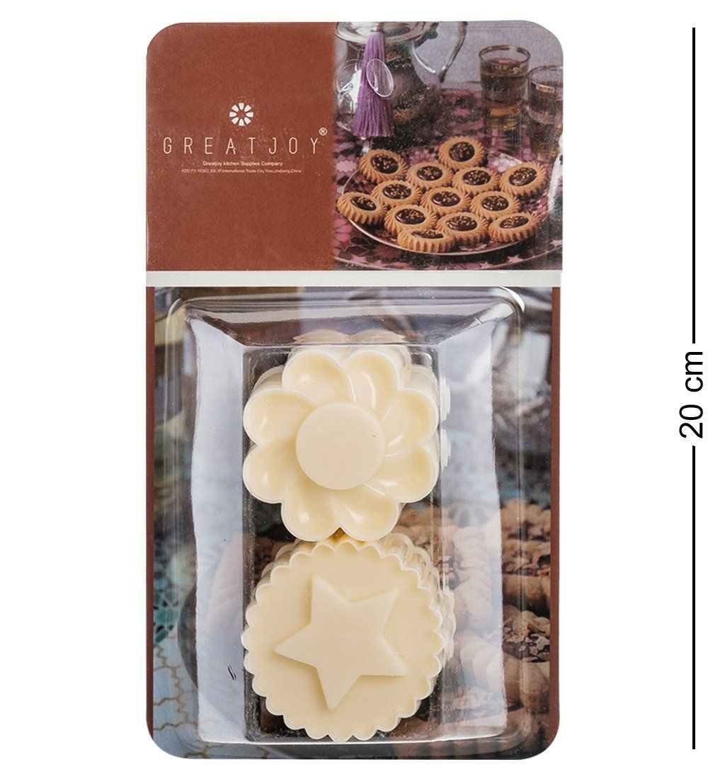 BK-35 Форма для печенья «Цветок и звездочка'
