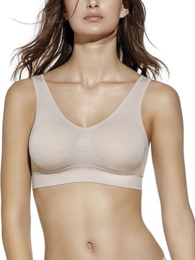 Бесшовный бюстгальтер-топ Louise (Размер: M) (Цвет: дымчатый)