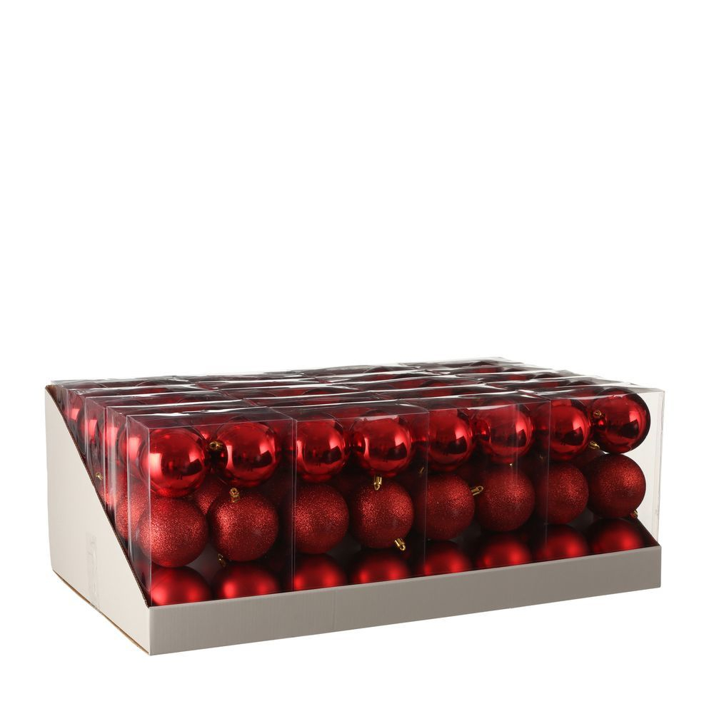 Набор шаров 6шт 8см House of Seasons красный