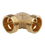 Отвод 90° с наружной резьбой STOUT SFT 0009 - 1" (для стальных труб, латунь без покрытия)