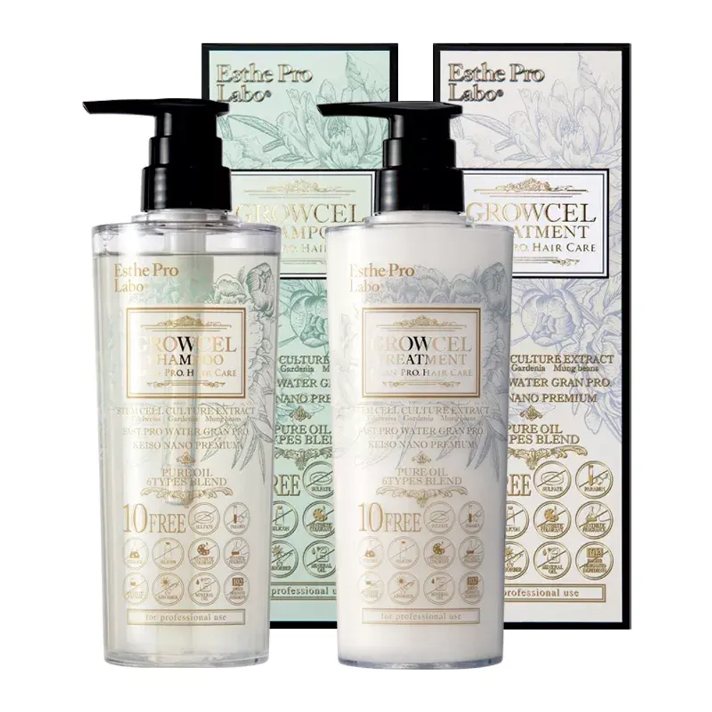 Esthe Pro Labo  Шампунь Гроусел для роста волос Эсте Про Лабо - Growcel Shampoo Gran Pro , 500 мл