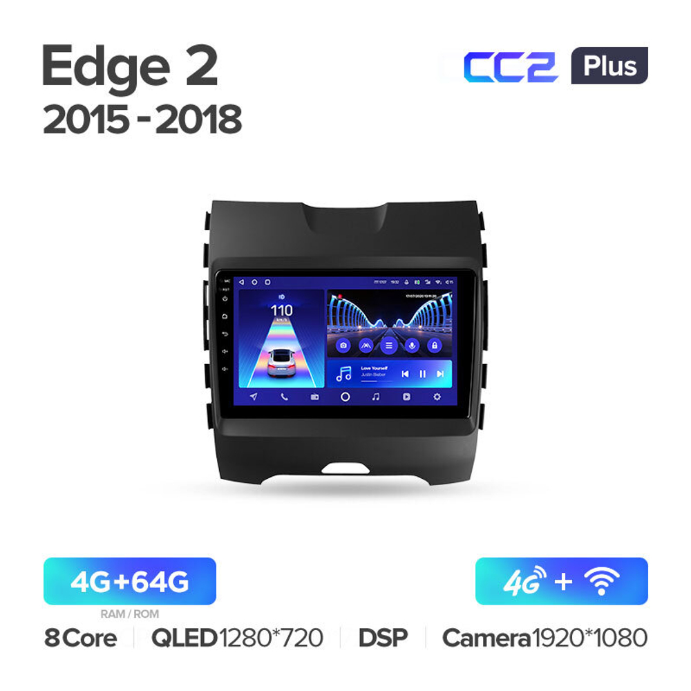 Teyes CC2 Plus 9"для Ford Edge 2 2015-2018