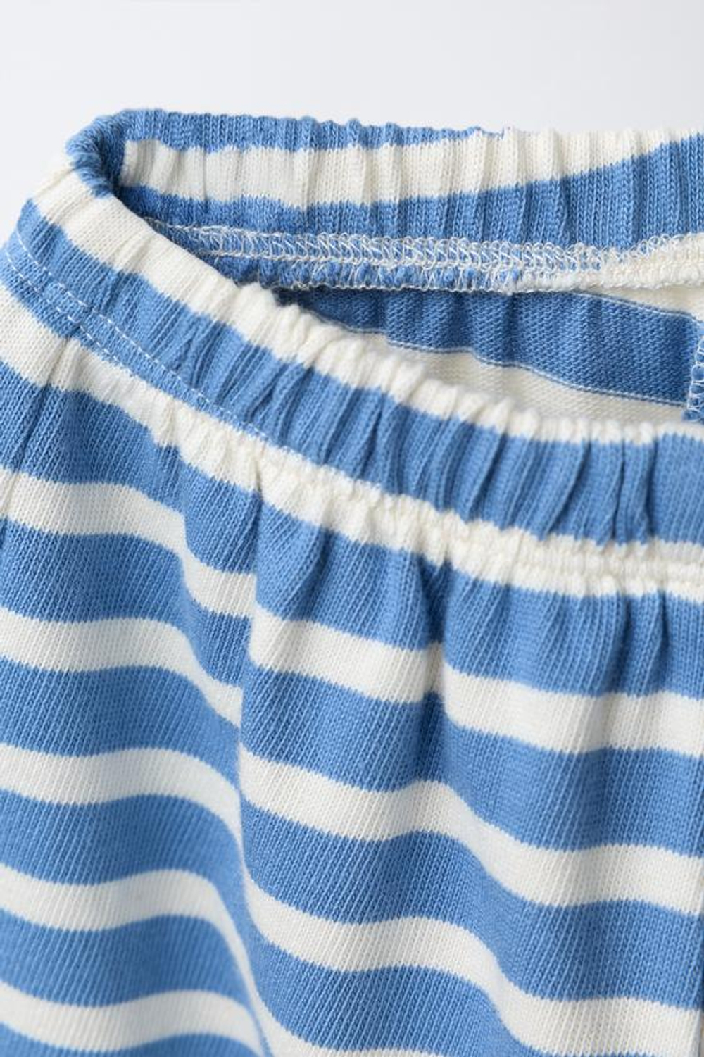 ZARA ДЖОГГЕРЫ В ПОЛОСКУ, ЭКРЮ/СИНИЙ