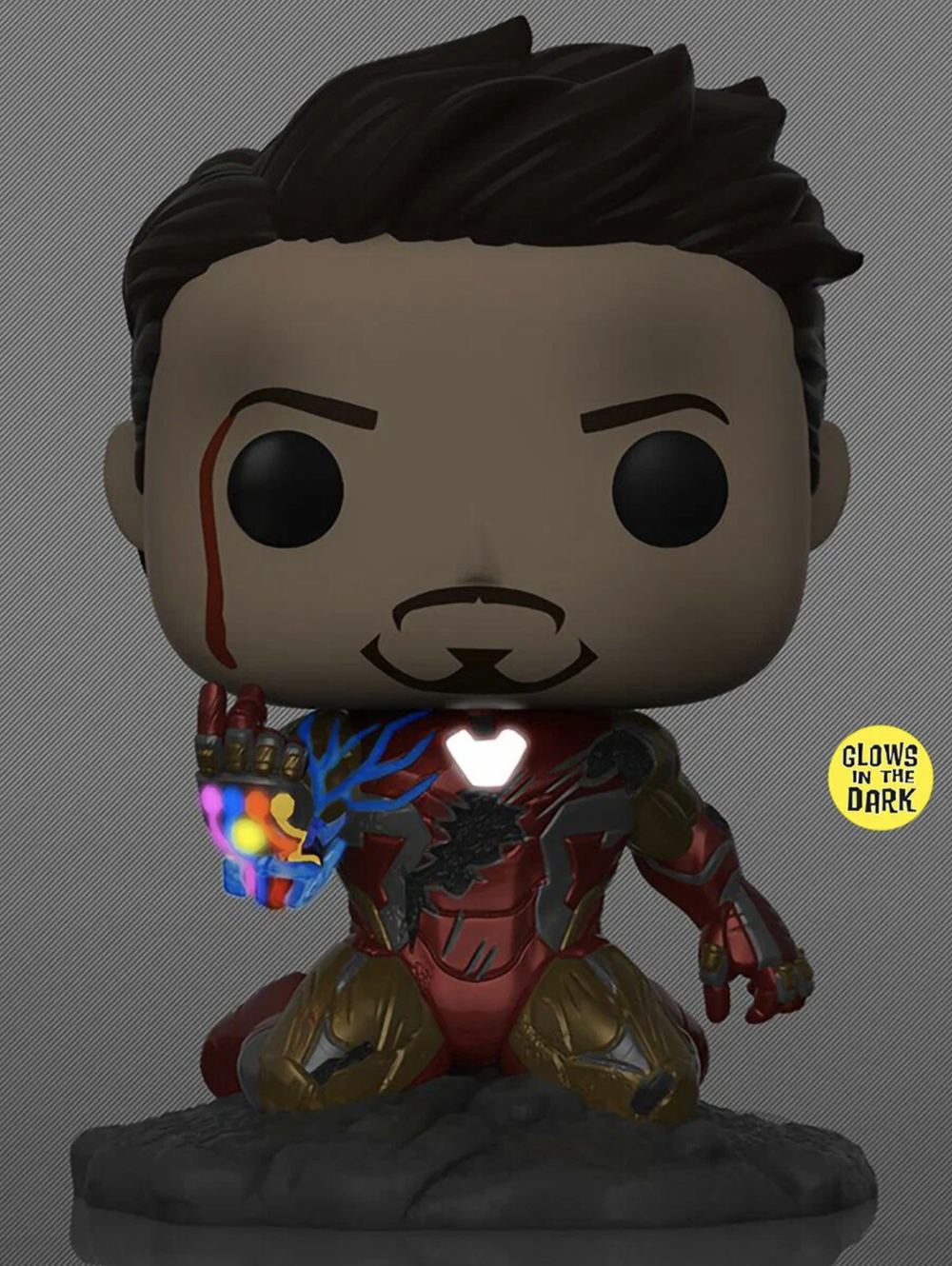Фигурка Funko POP! Bobble Marvel Avengers Endgame Iron Man (I Am Iron Man) (Exc) (светится в темноте) (MT)