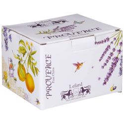 ЧАЙНИК СТЕКЛЯННЫЙ С СИТОМ LEFARD "ПРОВАНС ЛИМОНЫ" 500 МЛ (КОР=24ШТ.)