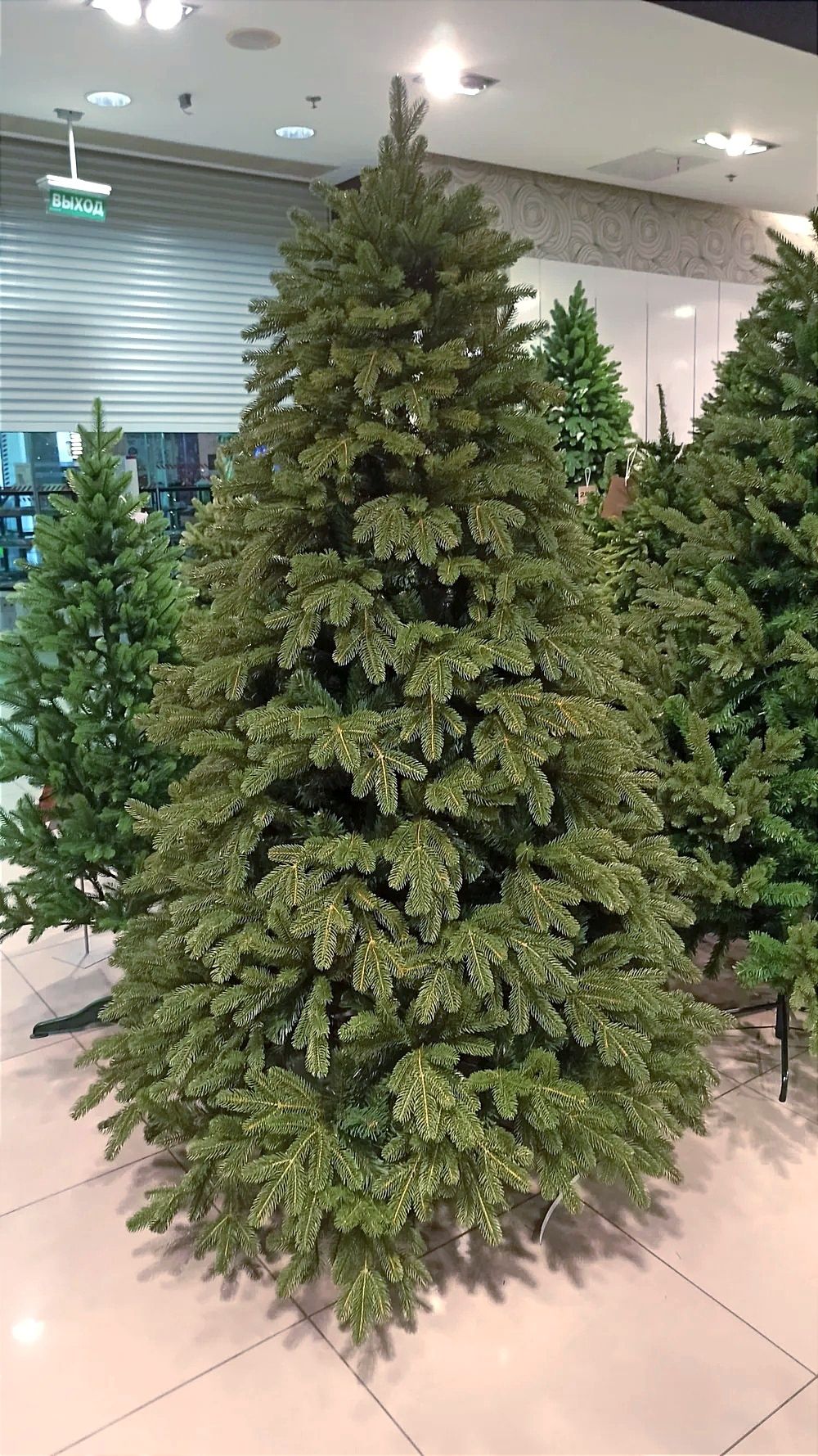искусственная ель "Парижанка" литая+пвх